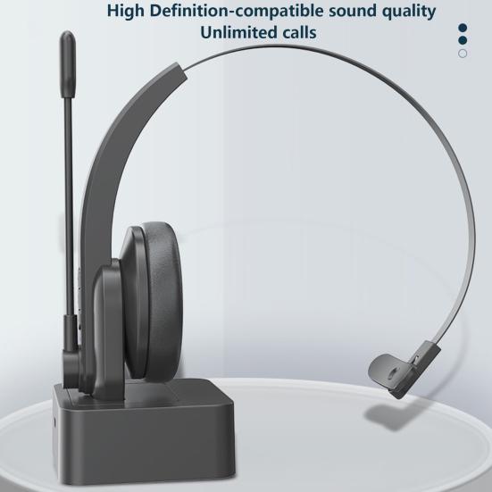 Wireless Headset Bluetooth-compatible 5 Noise Reduction Truck Driver Over Ear Headphone