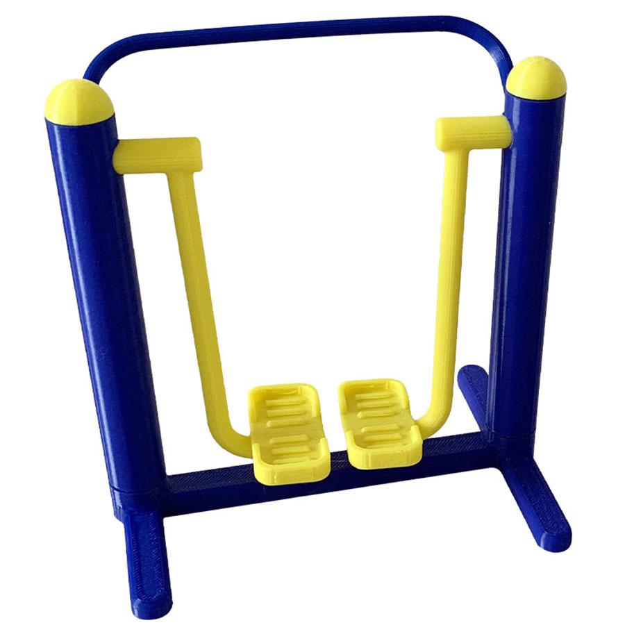 

Cute Desktop Decoration Phone Stand, DIY Assembly Lazy Bracket for Watching Movies, Universal Holder for Fitness Equipment синий