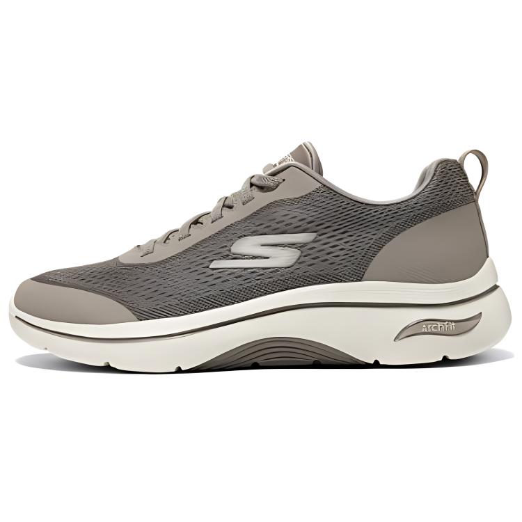 Skechers Go Walk Arch Fit 2.0 Soft Comfortable Shock Absorbing Durable Low Top Casual Shoes Men sneakers Khaki 216523-KHK 43.5
