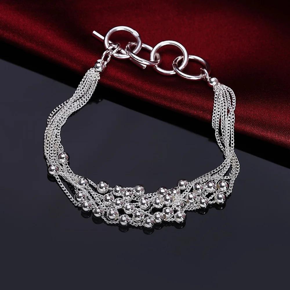 925 Silver Twisted Rope Bracelet 4MM Unisex Chain Fashion Jewelry for Women Men High Quality Durable