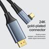 Joyroom 2m USB-C To HDMI Cable, 4K 60Hz, Gray - SY-20C1 Angle Adapter