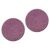2 Peças Porta-Copos para Carro PVC Antiderrapante Almofadas para Porta-Copos de Carro Porta-Copos para Veículos com Strass de Cristal para Carros Acessórios Brilhantes da Moda