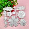 Blumen Blätter Metall Stanzformen Handgemachte Bastelarbeiten DIY Scrapbooking Prägebedarf für Kinder Mädchen Jungen Handgemacht