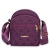 Nuova Borsa Tote Casual con Zip in Tela a Tracolla Borsa Shopping Carina per Signore Donne Borse a Spalla in Velluto a Coste Borse a Mano in Tessuto a Righe