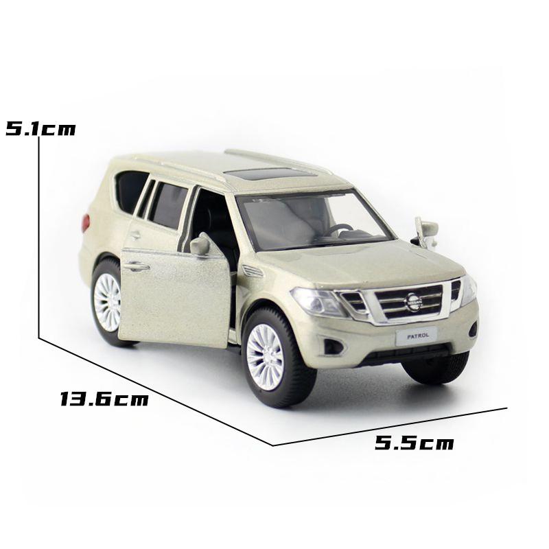 Automodellspielzeug aus Legierung Nissan Patrol Y62 Polizeiauto Für Sammler Und Kinder