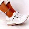 Plus Size Summer '21 Thick Sole Mesh Wedge Sneakers