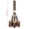 Witch Potion Bottle with Leather Holder and Cork Stopper for Halloween Cosplay Wizard Costume Cosplay Accessories