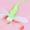 Cat Teaser Stick Sequins Big Eyes Dragonfly Cat Toy Interactive Teaser Stick