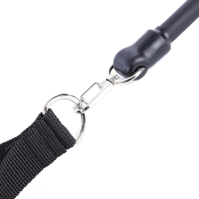 Bande de résistance en latex - Set de 11 pièces - Poignées en mousse rembourrées