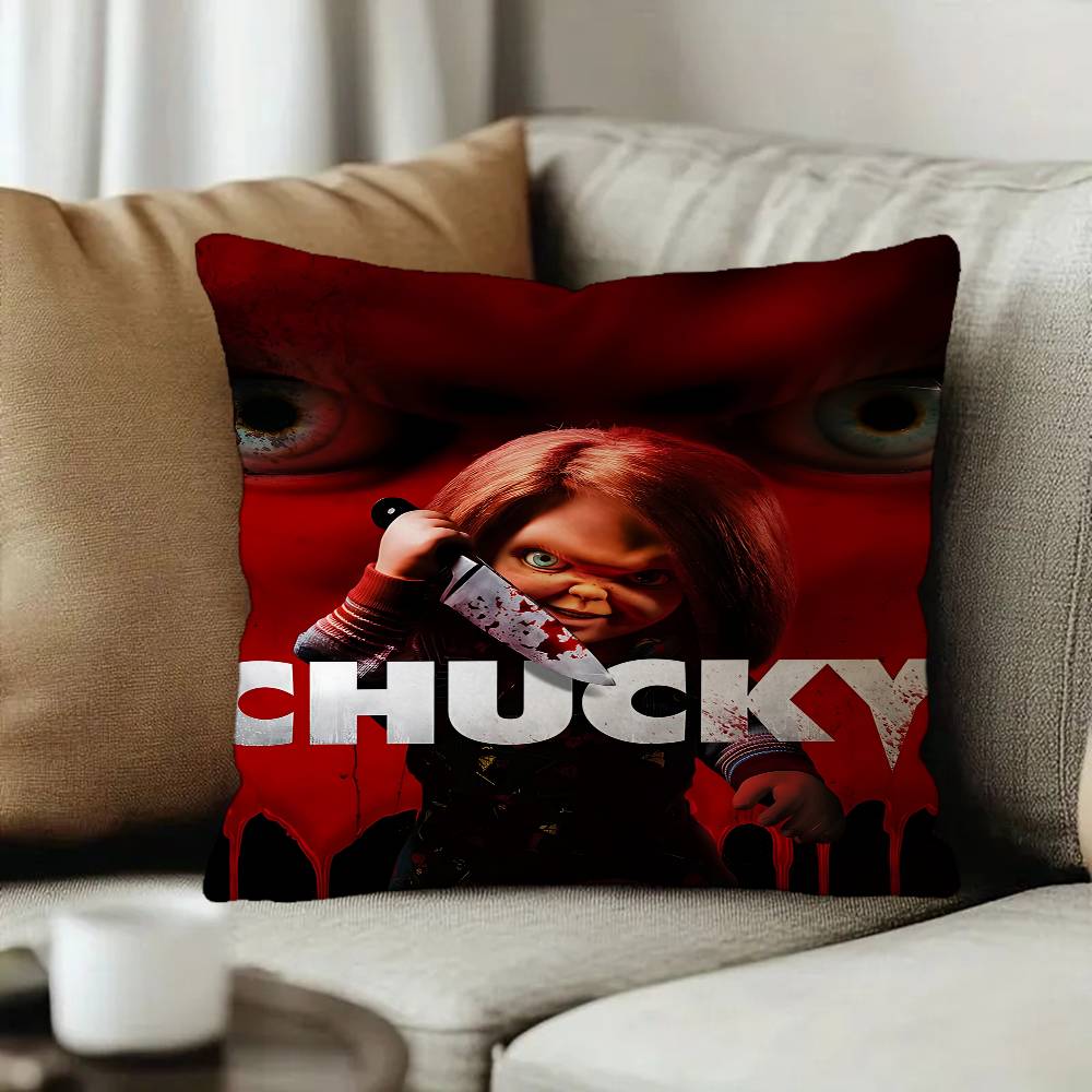 Children Play Chucky Slasher Pillow Gifts Home Office Furnishings Bedroom Sofa Car Cushion Cover case xcm