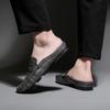 Casual Men's Leather Shoes Classic Elegant Gentleman Style Leisure Outdoor Street or Business Office Party Breathable Shoes