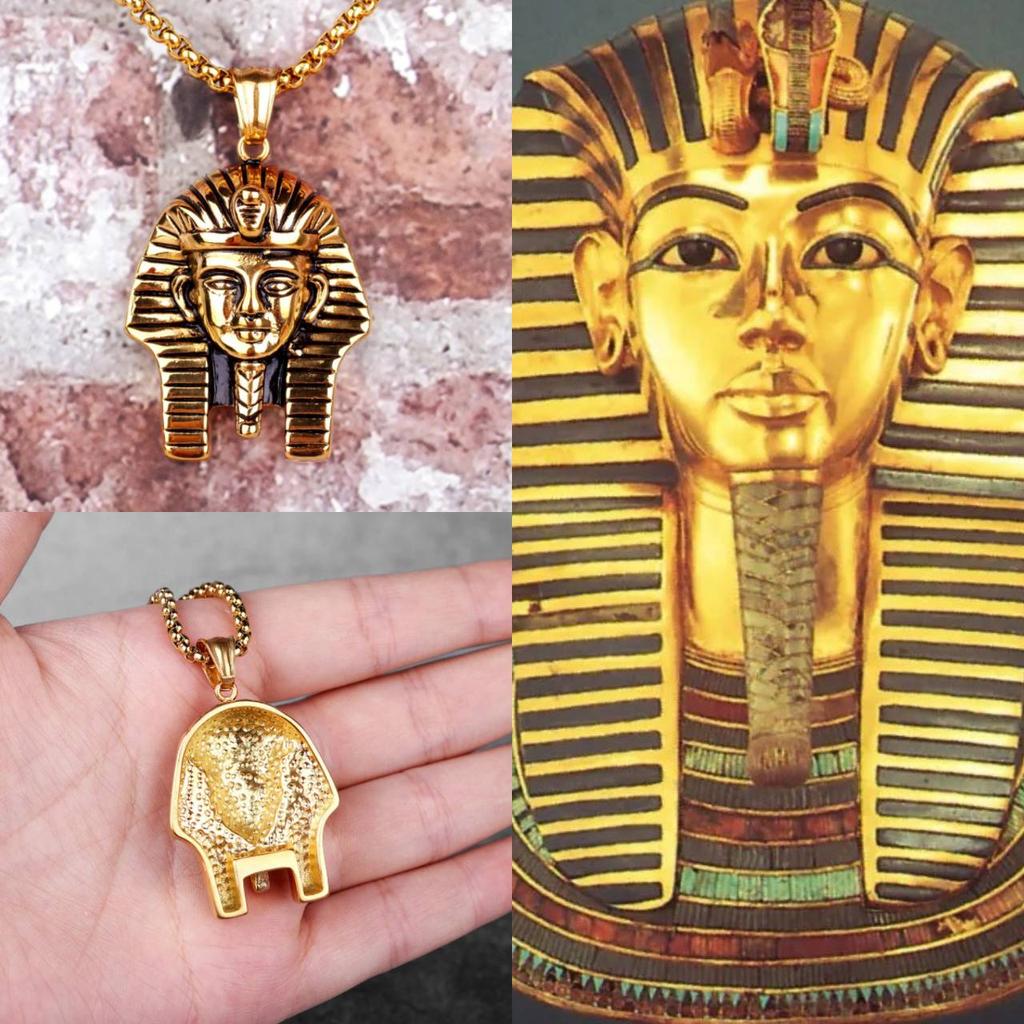 Naszyjnik Faraona Starożytny Egipt Egipski Symbol Wieczne Życie Wisiorek Amulet Talizman Moc Władza Biżuteria
