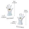 Resin Creative Ghost Hand Glove Flower Pot Halloween Decoration for Spooky Garden Indoor Outdoor Party Decor