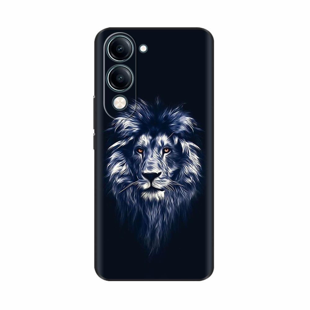 For Vivo Y19 5G Case V2432 Cute Cat Pattern Painted Back Cover Shockproof Soft Silicone Phone Case For Vivo Y19 VivoY19 Fundas