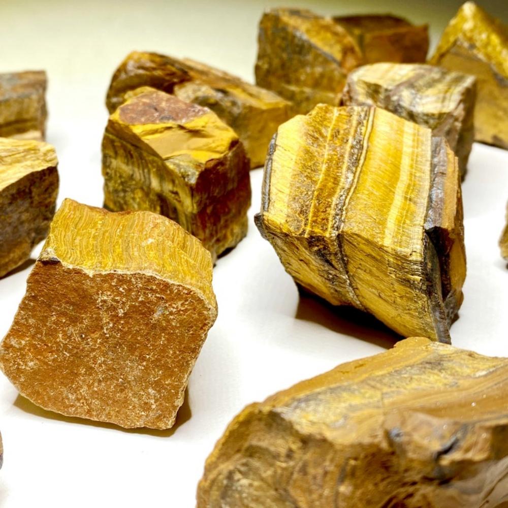 Natural Raw Stone Tiger'S Eye Stones Minerals Crystal for Home Decor & DIY Crafts Unscented Perfect for Crafting and Decoration
