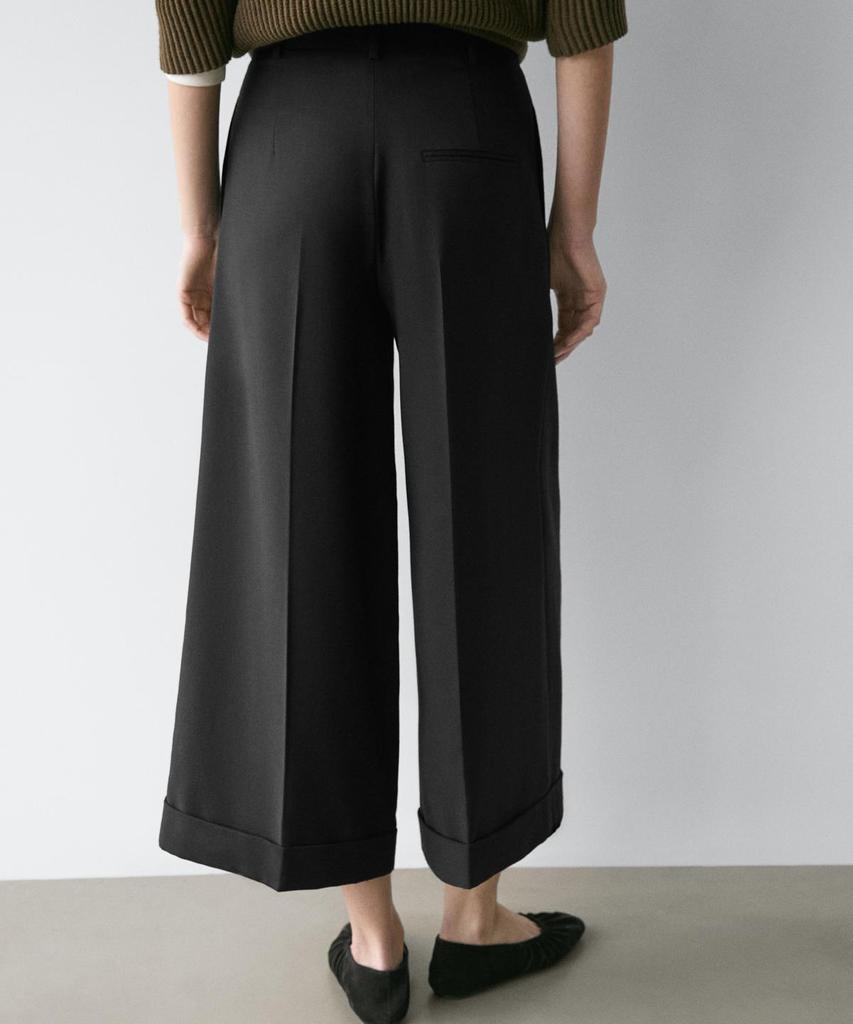 Masimodutti Fluid Pants With Dart Detail