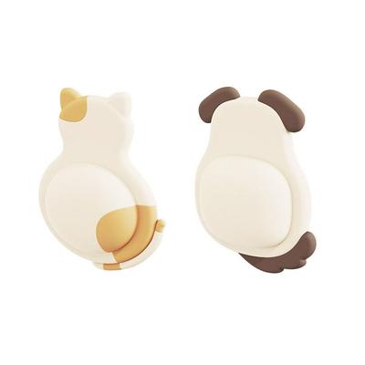 1/2Pcs New Soft Rubber Door Stopper Self Adhesive Mute Design Anti Collision Pads Shockproof Anti-slip Protection Stickers Door