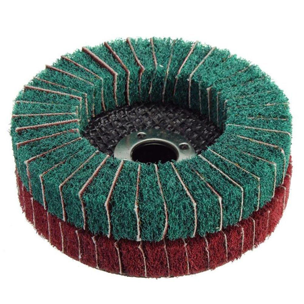 1 Pcs Abrasive Fiber 10cm Polishing Buffing Grit Disc