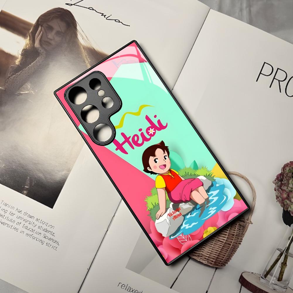 

Мультяшный чехол для телефона Heidi для Samsung Galaxy S26 S25 S24 S23 S22 S20 S21 Edge Ultra Plus Fe Цветной Серебристый Чехол Galaxy S20 Ultra