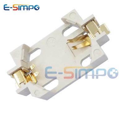 10PC CR2032 3V CR2016 CR2025 Battery Socket BS-2 BS-6 BS-8 Gold Horizontal Vertical DIP SMD Button Battery Holder Batteries Case