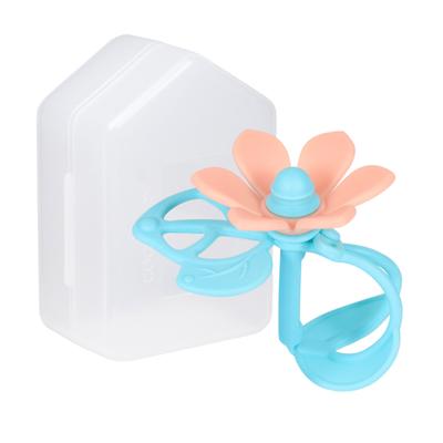 Domestically Produced Boiling Water Disinfection Chew Chew Room Band Teether + Case, 1 Piece, Pink, Korean Baby Products