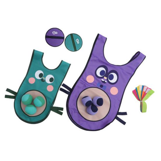 

1 комплект Прочный Безопасный Легкий Износостойкий Жилет-липучка для Игры в Вышибалы на Заднем Дворе Газоне для Детского Сада Набор для Бросания Мяча A