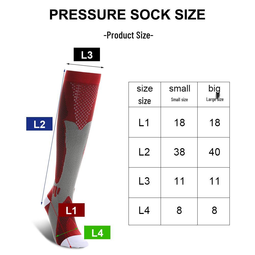 Summer Outdoor Nylon Compression Calf Socks for Yoga & Sports