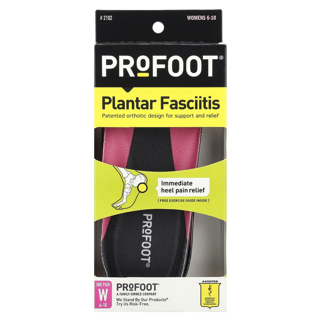 Plantar fasciitis, female, 6-10 years old, 1 pair
