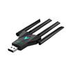 4 Antenna Design 1300Mbps WiFi Dongle Wireless Network Card  For Computer/PC/Tablet
