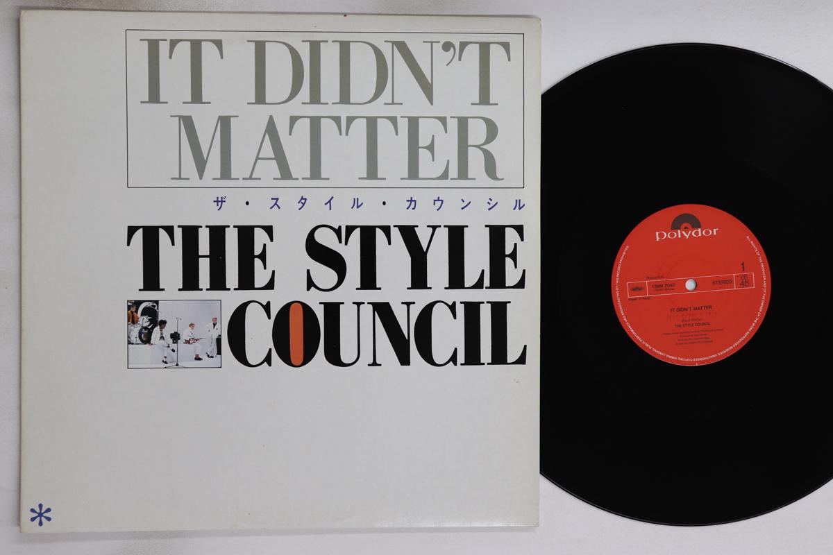 

12inch Record STYLE COUNCIL - It Didn t Matter 13MM7040 POLYDOR 1986 Japan Rock Used
