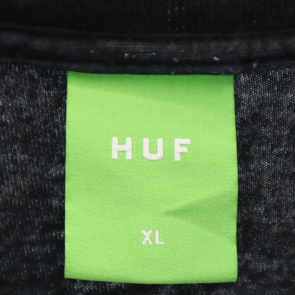 HUF Short sleeve 20th anniversary tag T-shirt XL Black series Men's Used