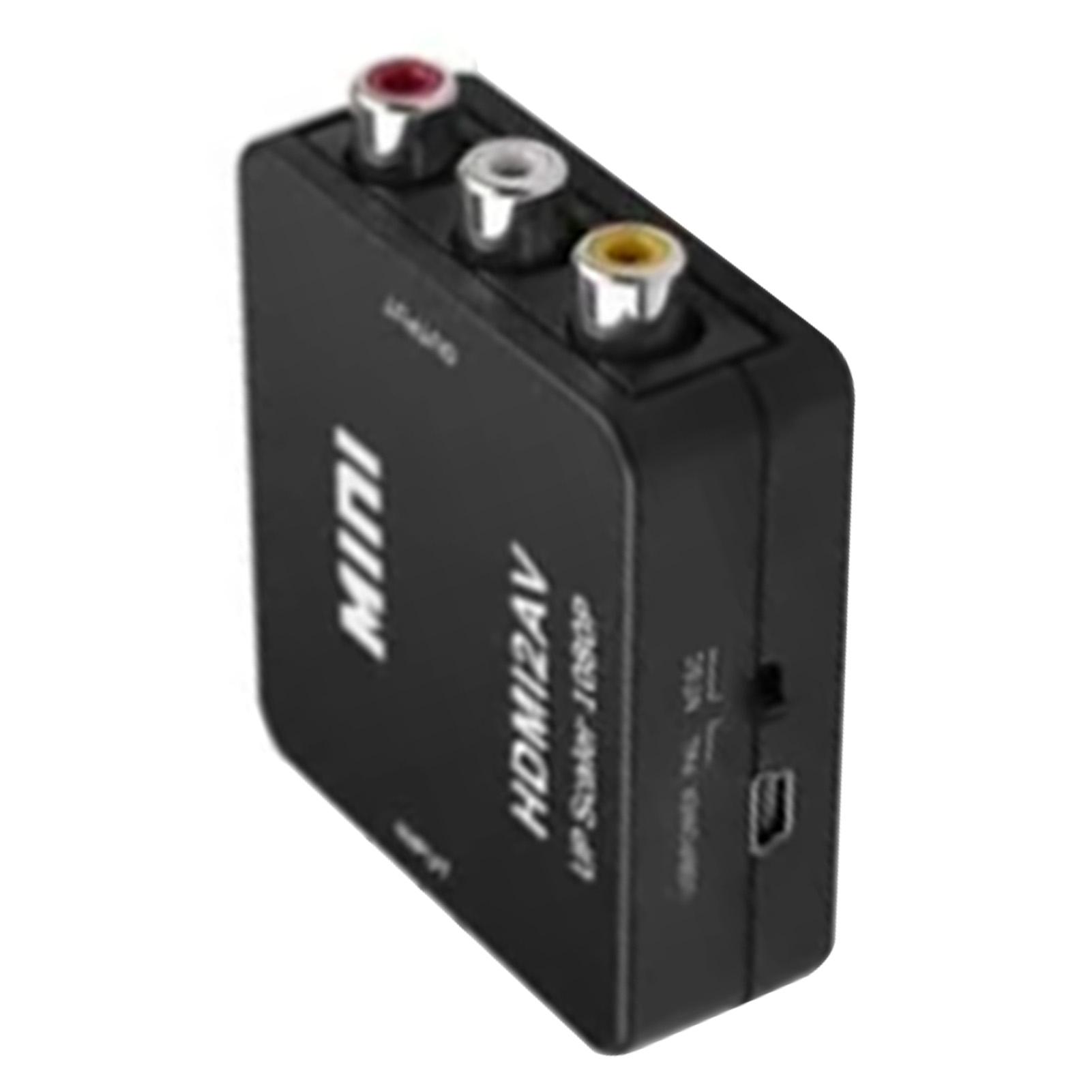 

Mini AV to HD Multimedia Interface Converter Micro HD to AV Adapter HD Video Converter Box Plug and Play
