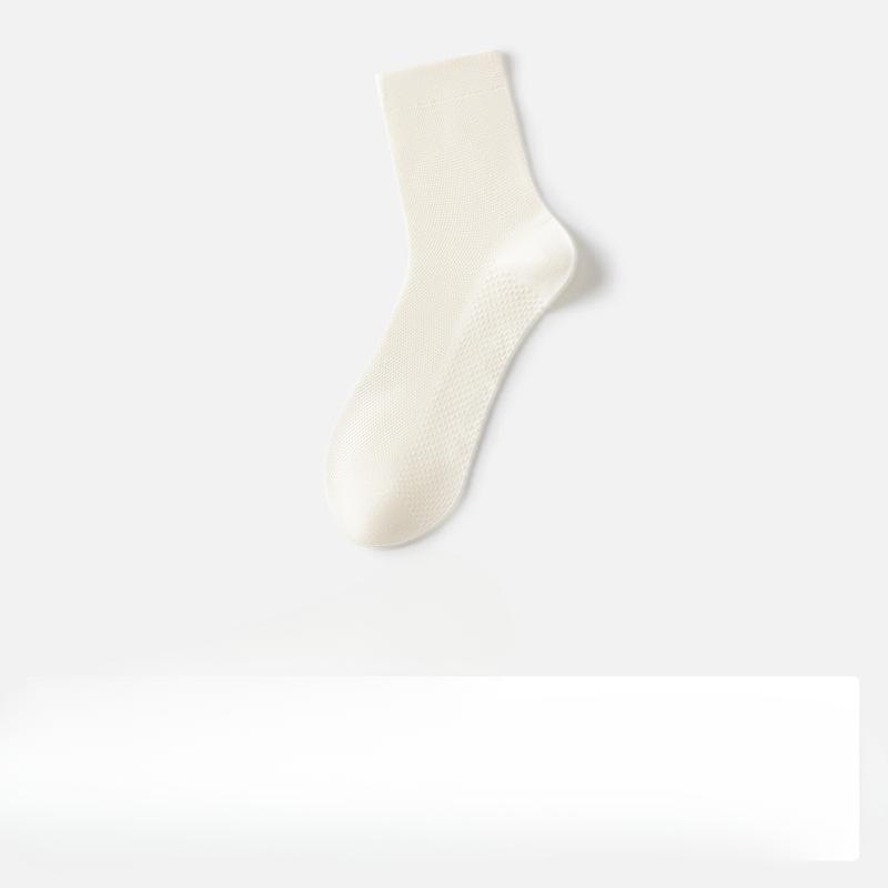 Men's Spring and Summer Mesh Anti Bacterial Anti Odor Anti Pilling Tube Socks