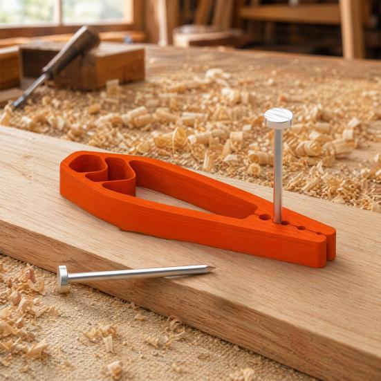 Lightweight Nail Fixer Holder Pliers for Hammering, Portable 3D Printed Fixing Positioning Tools, Keep Fingers Safe In Woodworking & Repair