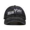 NEW YORK Three-dimensional Embroidery Baseball Cap Washed Retro Pure Cotton Cap Men's and Women's Sun Hat