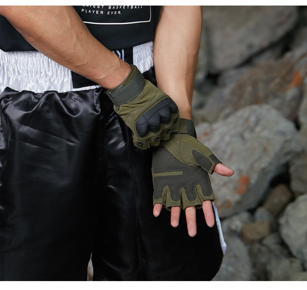 Cheap Hard Knuckle Half Finger Working Protective Shooting Safety Hand Tactical Gloves