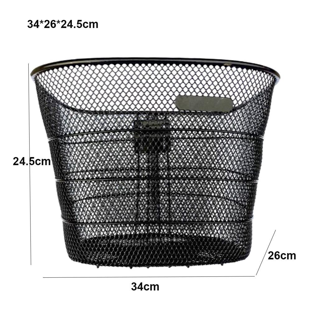Fixed Durable Mountain Bike Basket Bike Rear Basket  Children's Folding Bike Accessories