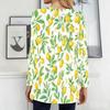 Plus Size Women Crew Neck Long Sleeve Tunic Soft Oversized Tops For Home Life And Casual Walking