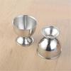 Egg Cups Set Stainless Steel Soft Boiled Egg Cups Holder Stand Egg Cup Tray Include 4 Eggs Kitchen