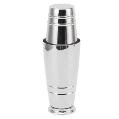 Cocktail-Mixer 304 Edelstahl Glänzend mit Boden Spülmaschinenfest Boston Shaker für Hausbar