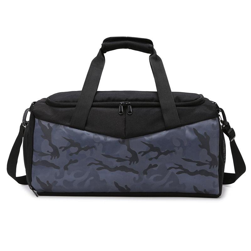 Personalized Niche Design, Large Capacity Portable Travel Bag, Dry and Wet Separation Belt Shoe Bin Fitness Bag Can Be Used for Pulling Rod