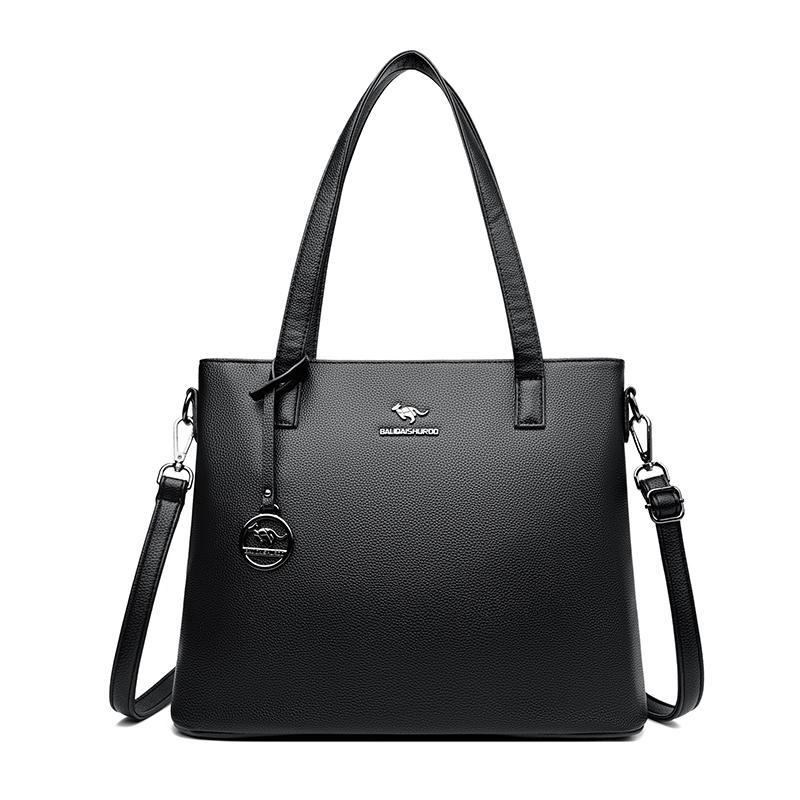 

Модна та Мінімалістична Сумка на Плече, Жіноча Сумка Кросбоді з ПУ Шкіри, Ретро Сумка-Тоут, Жіноча Сумка, Велика Містка Торба для Шопінгу на Плече 37 cm x 12 cm x 28 cm чорний