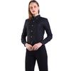 Autumn Women Oxford Shirt White Blue Black Long Sleeve Blouse Office Lady Tops Female Clothes
