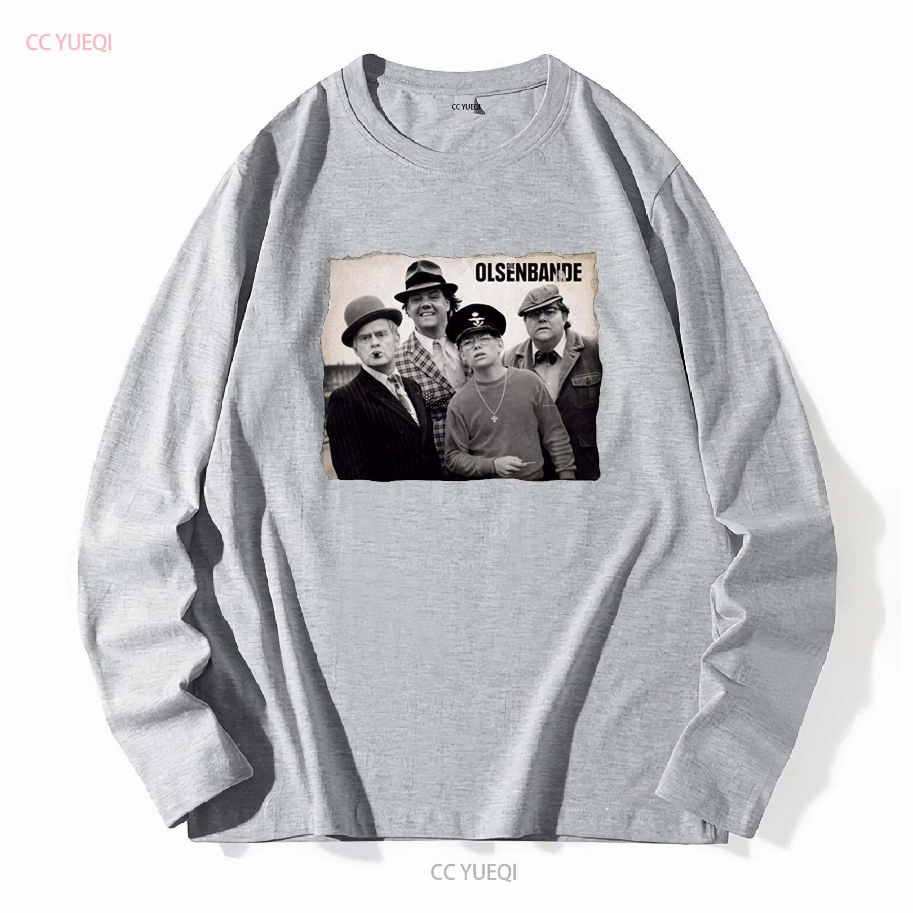 

Olsenbande Egon Benny Kjeld Börge Yvonne Black T Shirt 552 vintage Washed Unisex Breathable Stretched Casual graphic Stylish S
