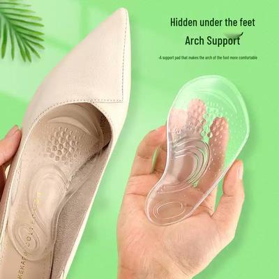 Gel-Massage-Einlagen für High Heels – Halbe Größe Vorfußpolster, Verdickt zur Schmerzlinderung.