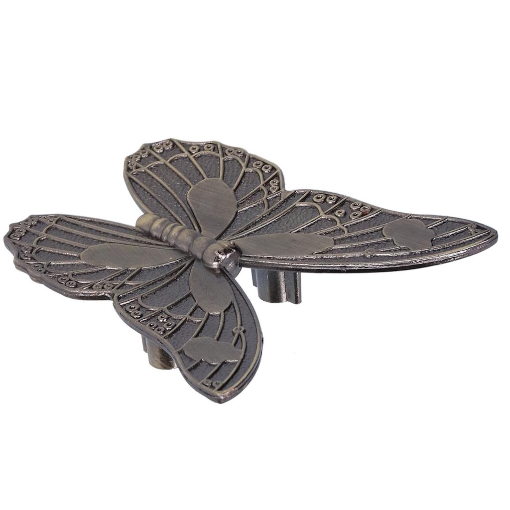 Schmetterlingsform Griff Einloch Zweiloch Schrankknopf Zug für Schublade Tür Zuhause