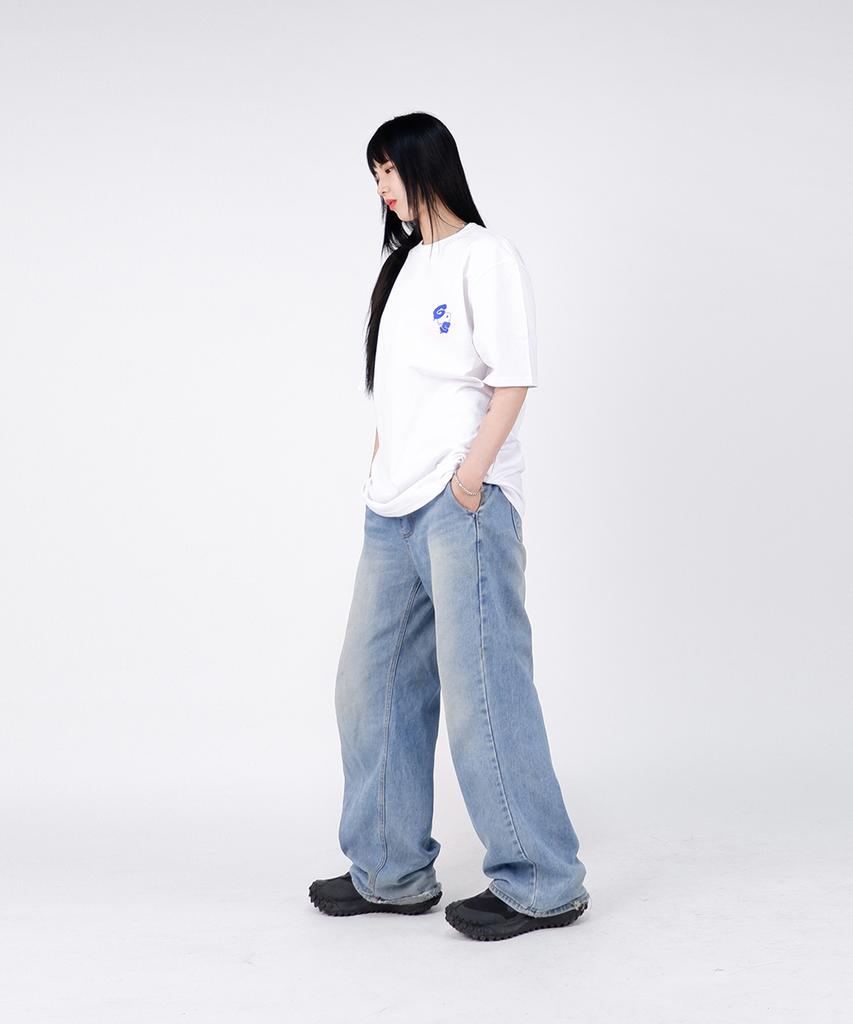 Gupeuopeuseutyudio Gofs Graffiti Logo Tee - White