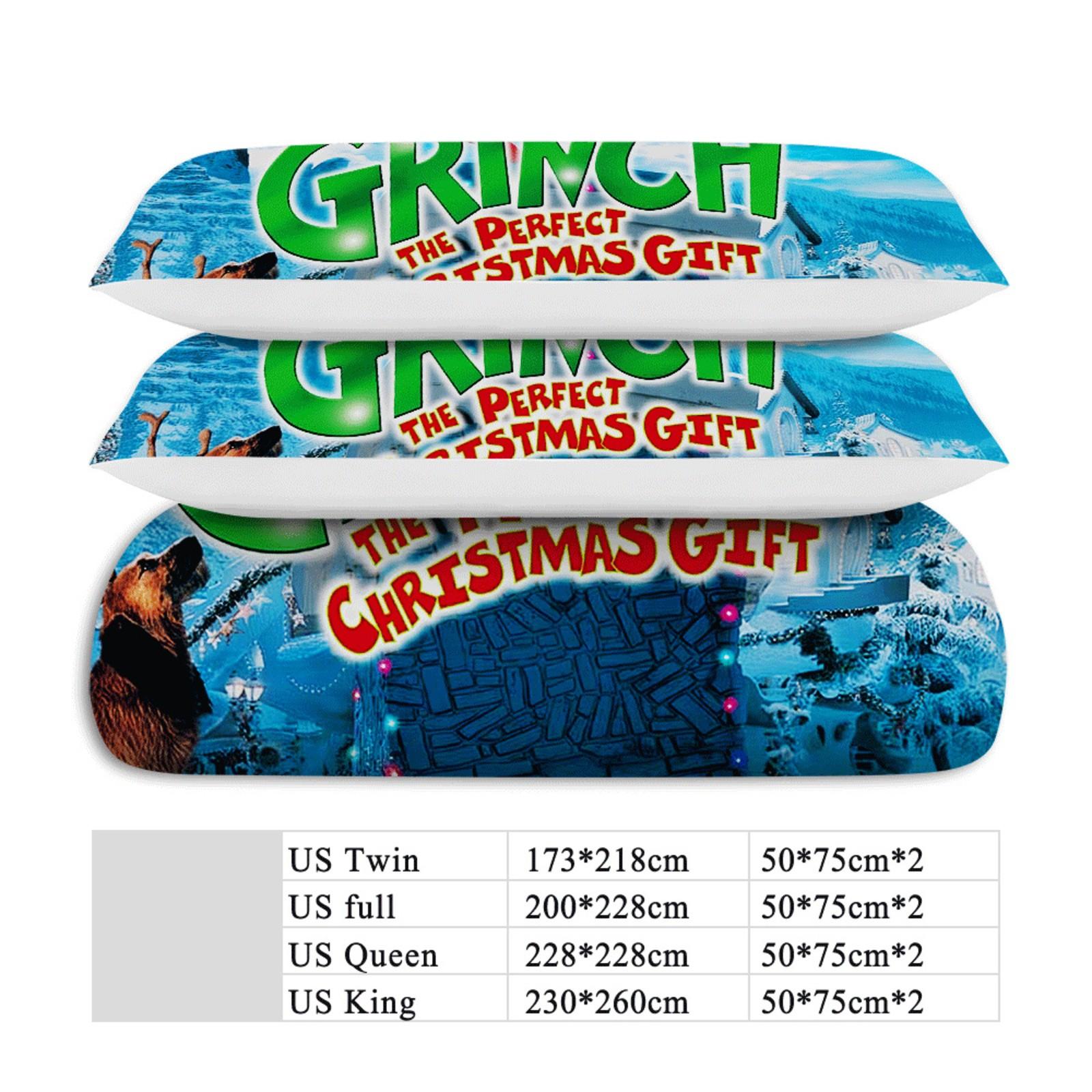 

Пододеяльник с принтом рождественских украшений. Супермягкая матовая микрофибра для двуспальной кровати. Удобный комплект с застежкой-молнией и 2 наволочками. One Size