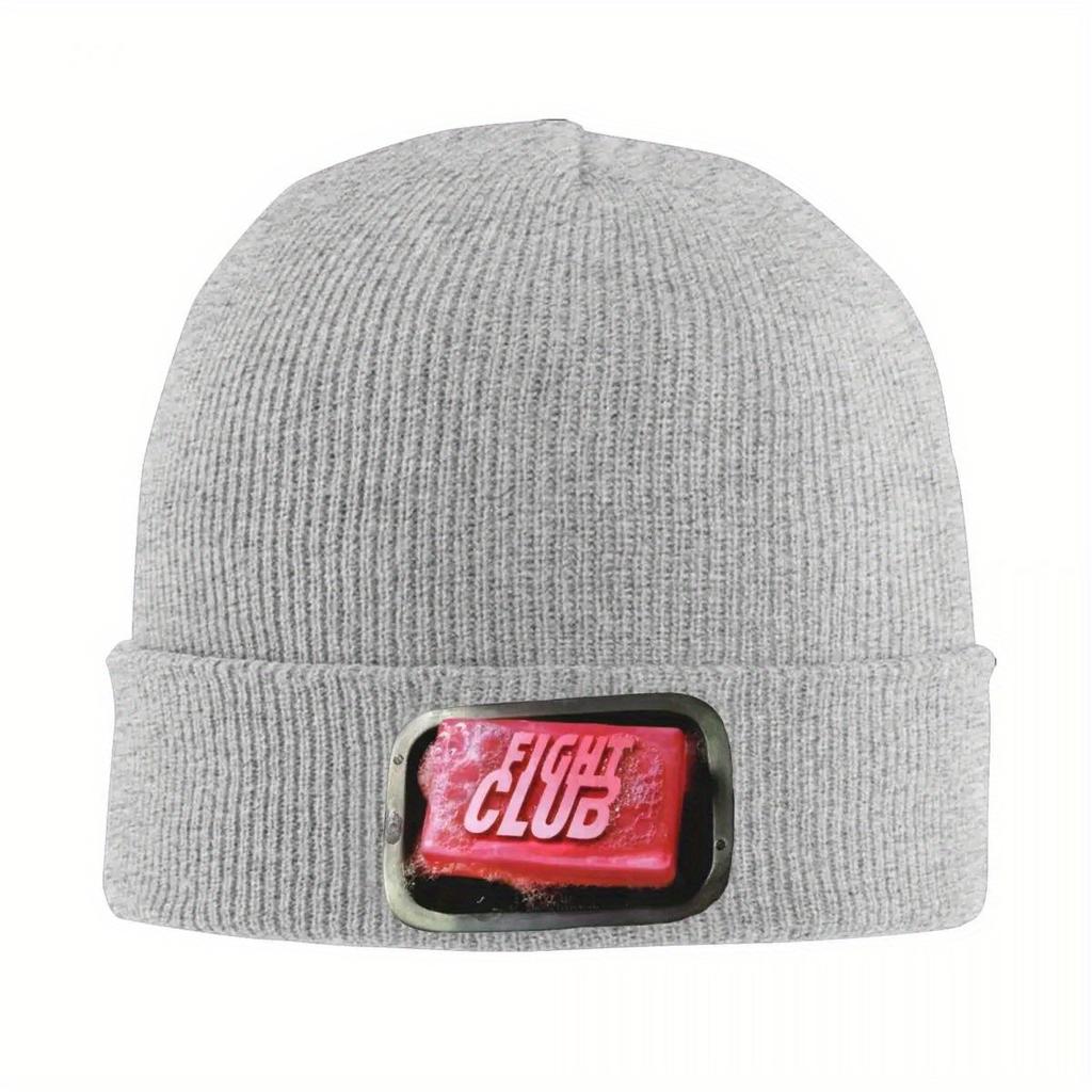 Fight Club Soap Knit Hat Beanies Autumn Winter Hats Warm Hip Hop Caps for Men Women Gift