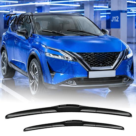 Robuste Automobil-Scheibenwischer 2 Stück Wischerblätter-Set für Nissan Qashqai J12 2021-2024, 17/26 Schnellmontage Zoll Frontwischer,